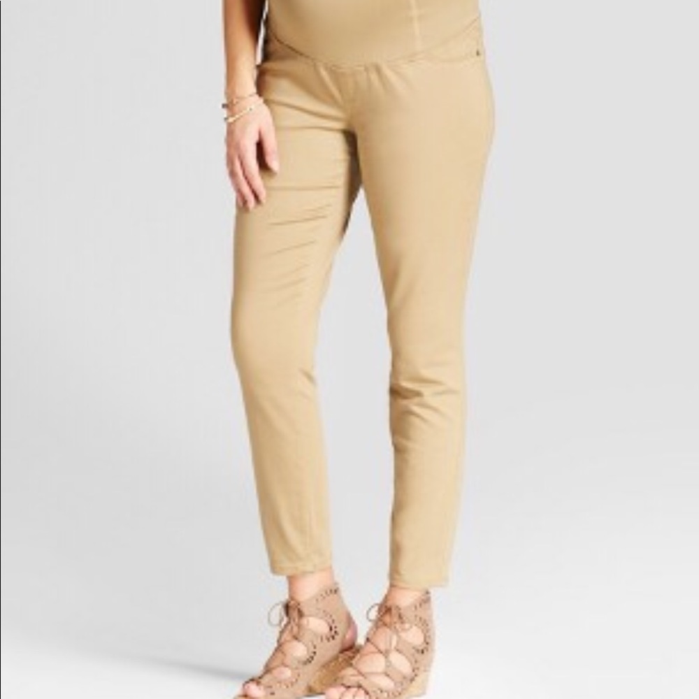 Maternity khaki pants